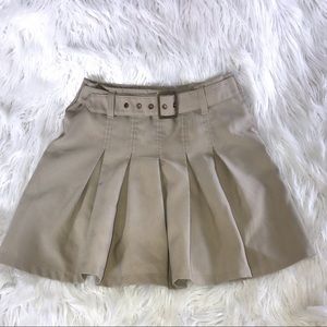 Tan Uniform Skort